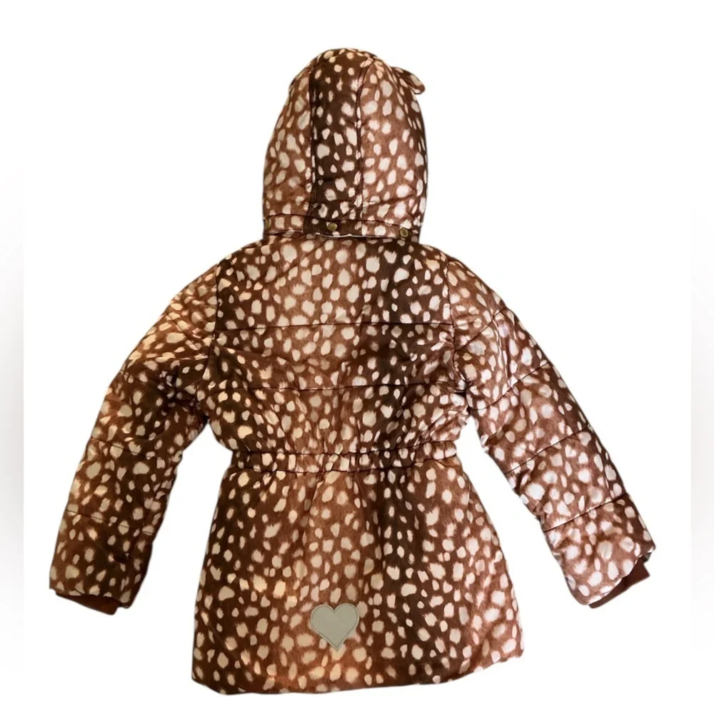 H&M Kids Vibrant Red and Orange Floral Jacket Sz 7-8Y